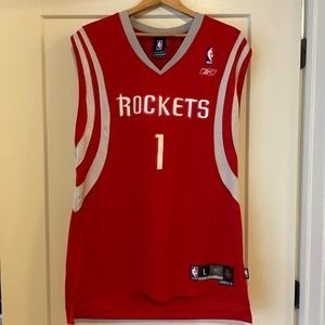 Tracy Mcgrady Red Houston Rockets Basketball Jersey